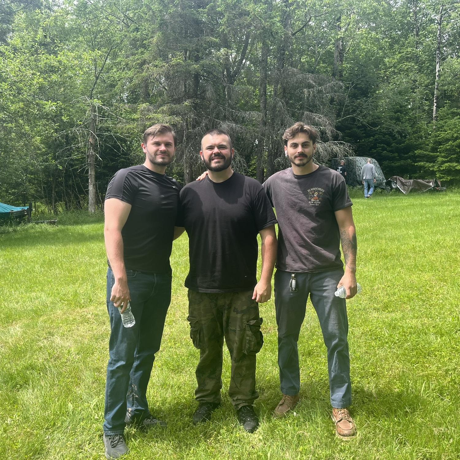 Konnor, Jack and Kurt in upstate NY