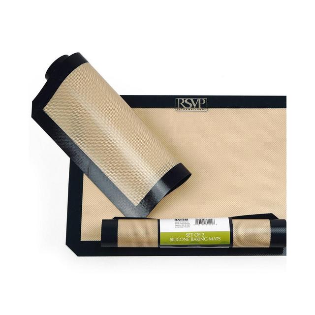 RSVP International Silicone 2 Piece 16.5" x 11.5" Baking Mat Set