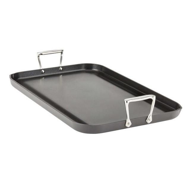 All-Clad HA1 Hard Anodized Double Burner Griddle, 13" x 20"