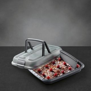 Gem Non-Stick Cake Pan with Slicer and Cover