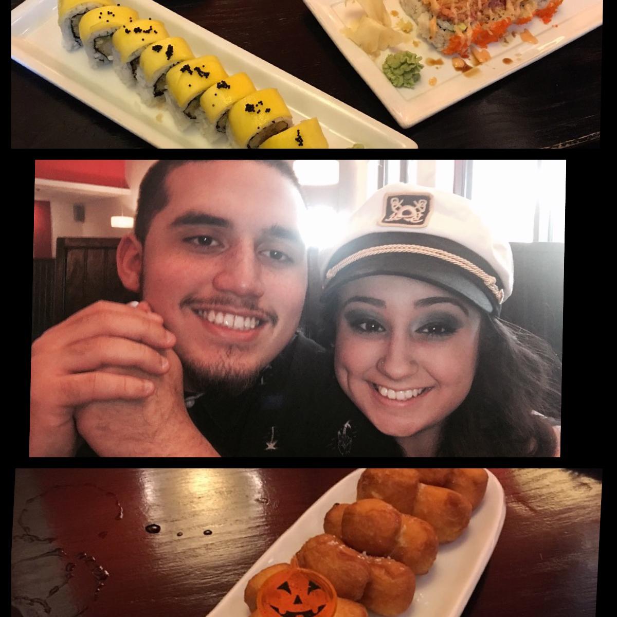 Halloween sushi date October 2015