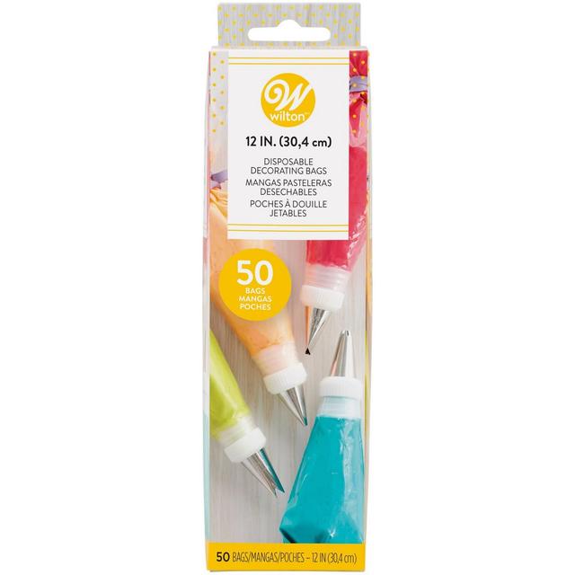 Wilton 50ct 12" Disposable Cake Decorating Bags
