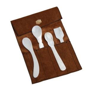 Set-of-Four Mother-of-Pearl Spoons