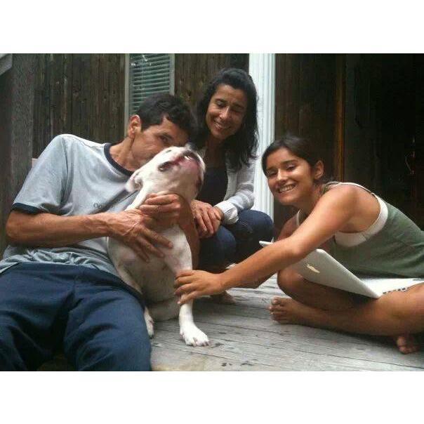 Luis, Connie, and Erika Barco with a young Homer.