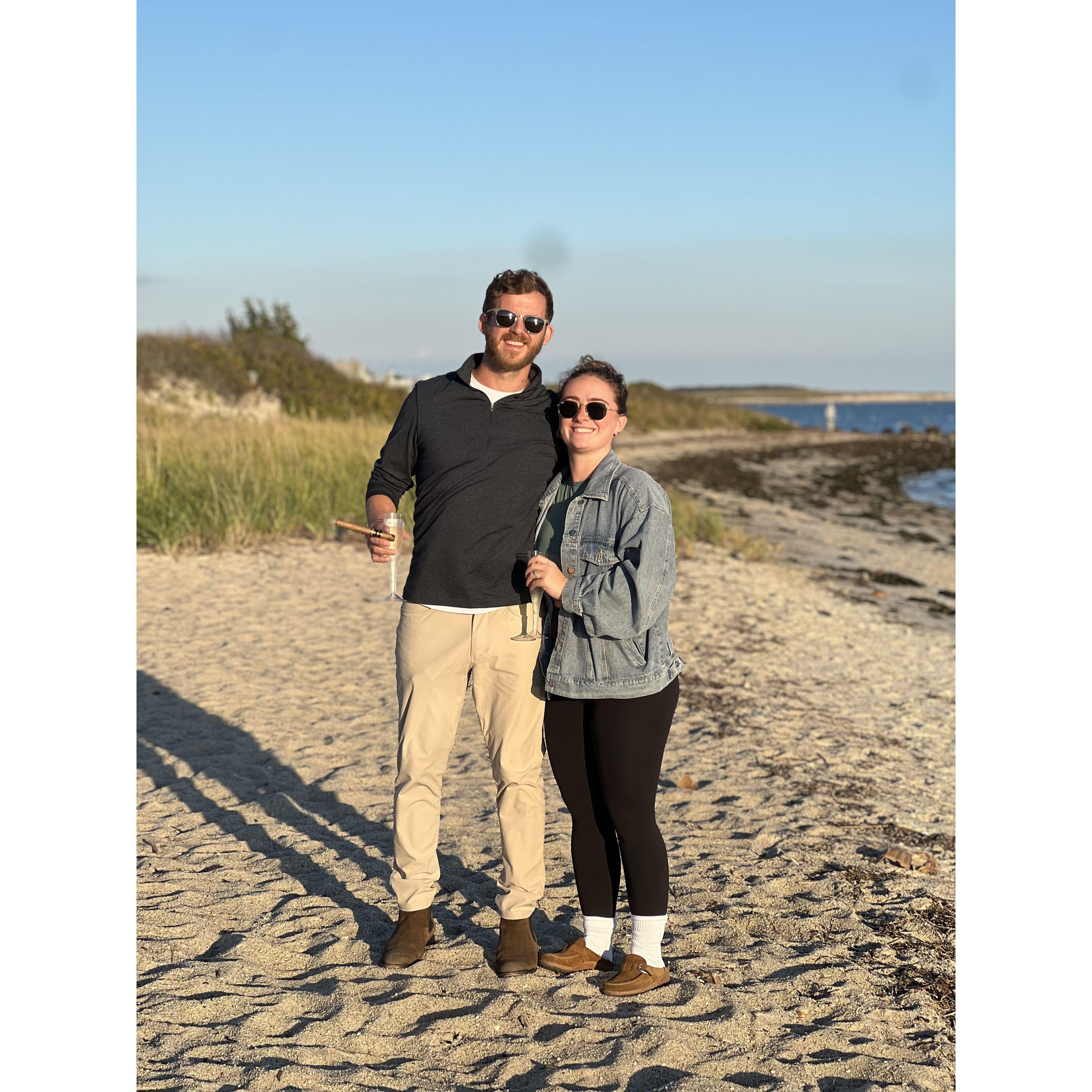 Celebrating our engagement with family, this was also Brendon's first time to Cape Cod!