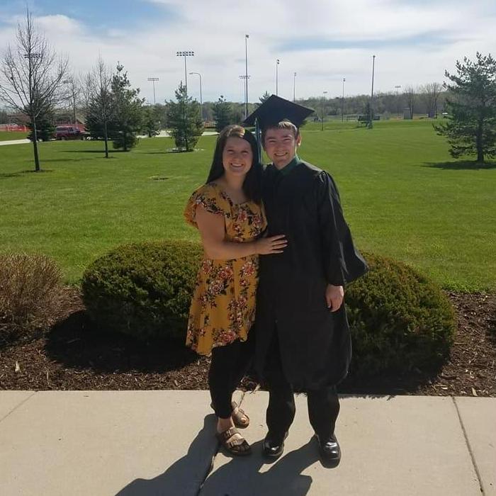 Andrew's graduation from UWGB