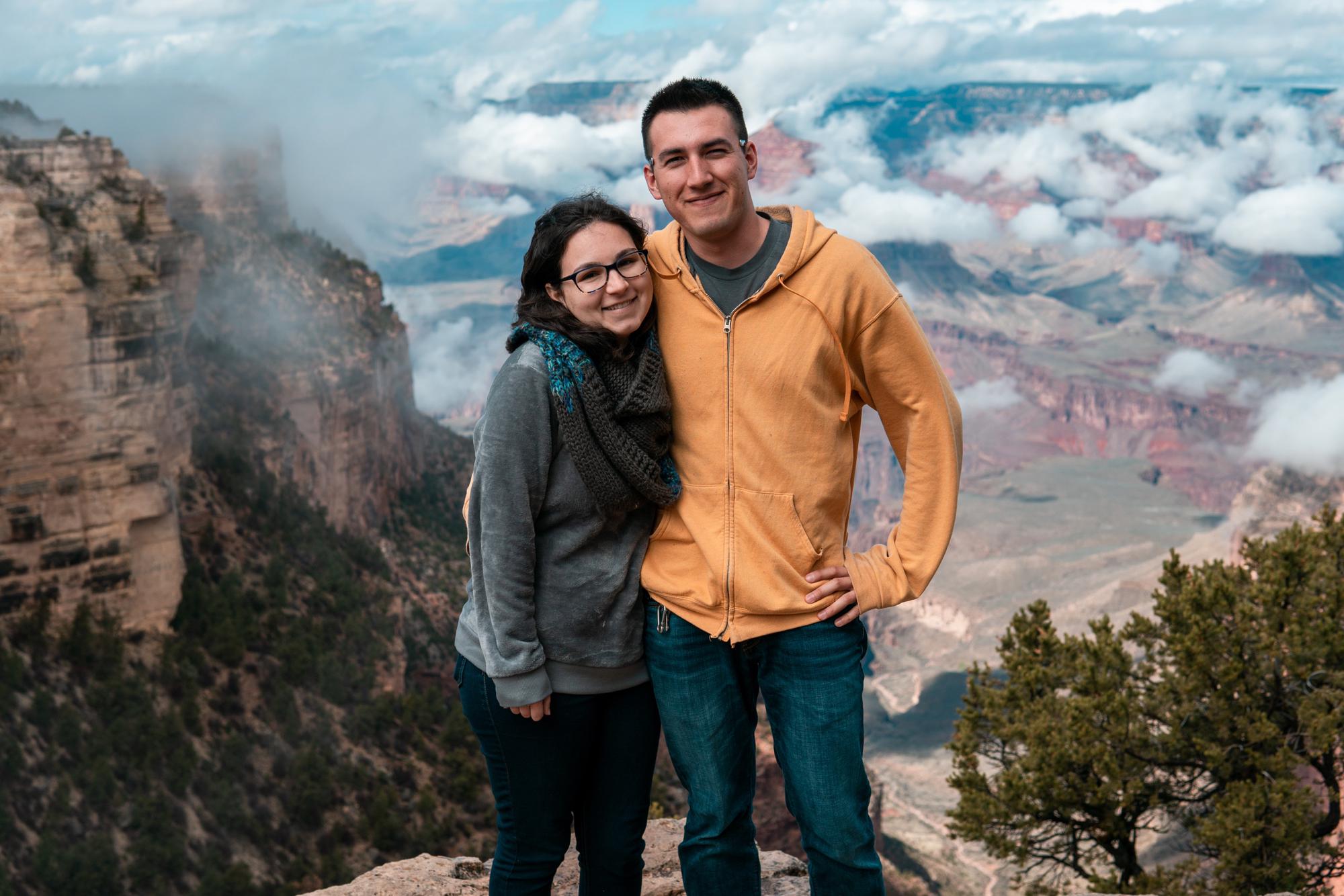 Cassie's first visit to Arizona and first time seeing the Grand Canyon