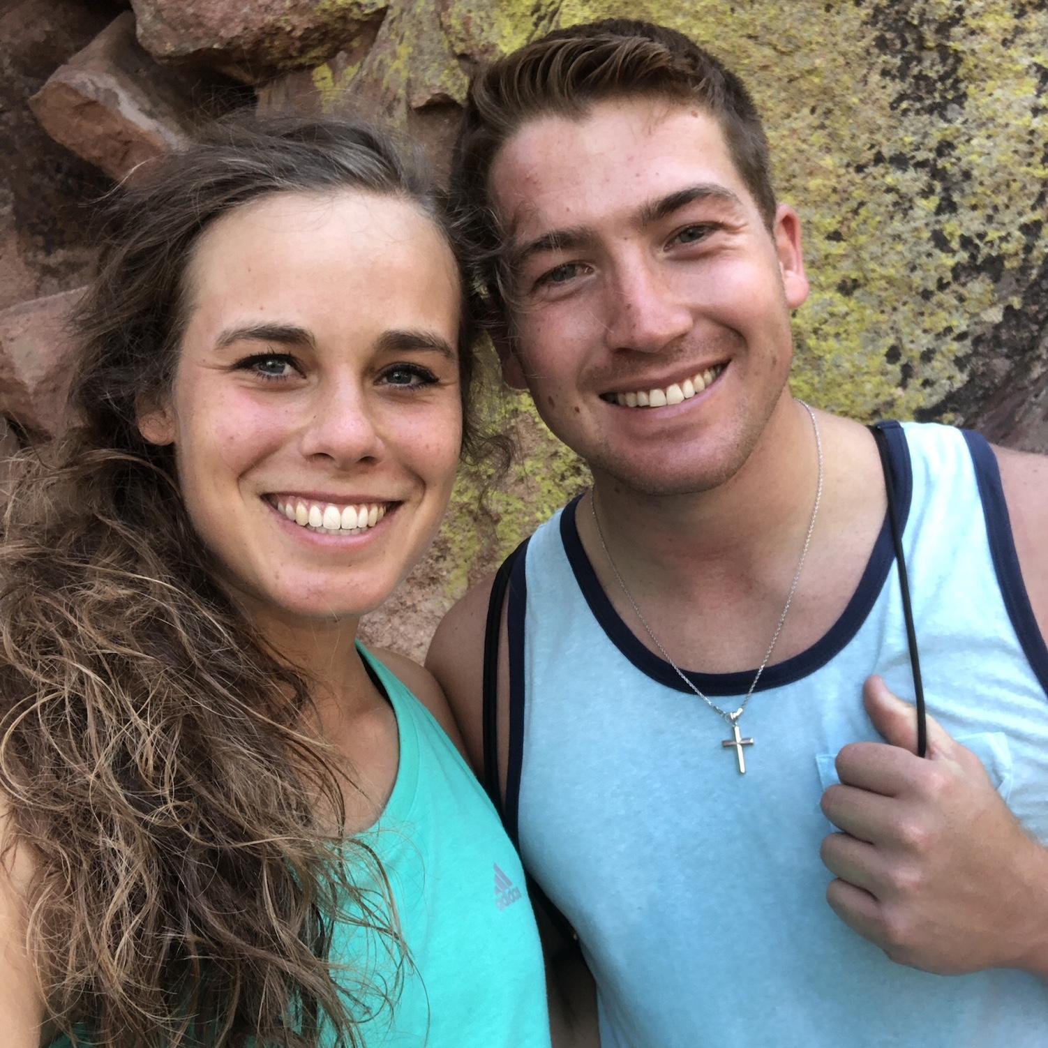 8/18/20 Hiking together near Boulder, CO.