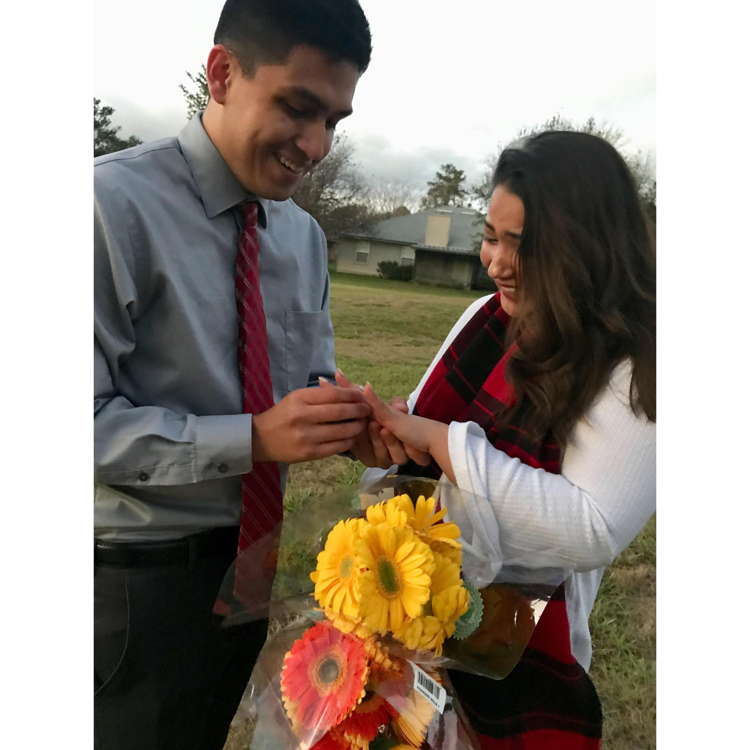 After saying yes!