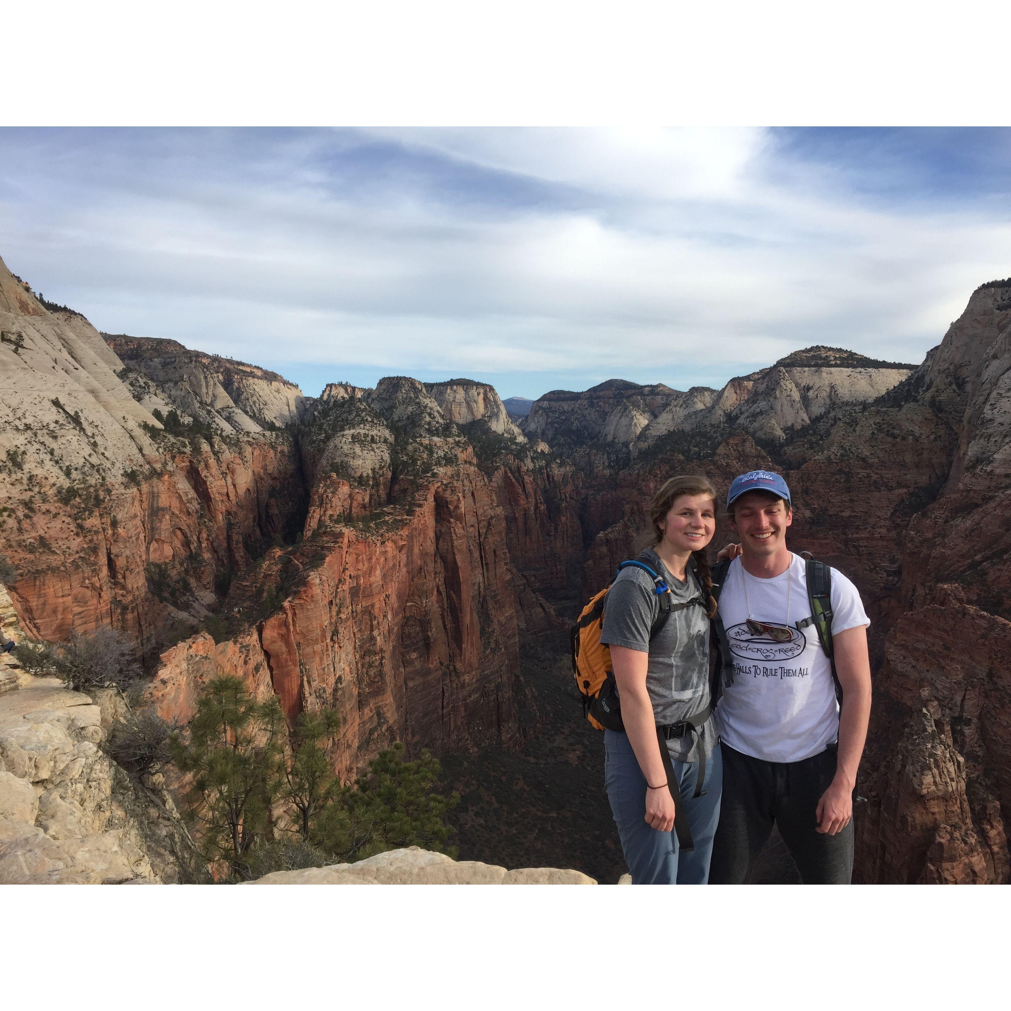 Our first spring break road trip to Zion National Park