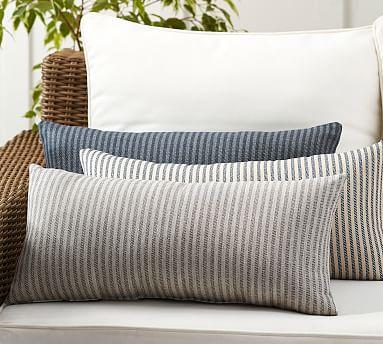 Sunbrella® Claremont Stripe Indoor/Outdoor Pillow