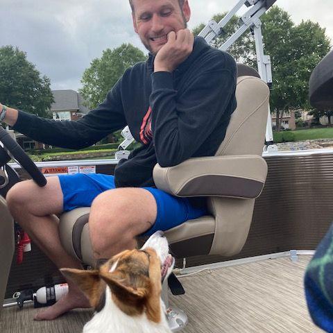 Bonnie's first Boat trip