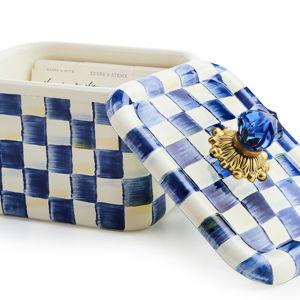 Courtly Check Recipe Box