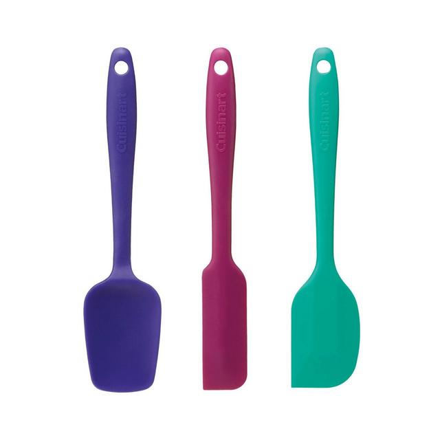 Tovolo Silicone Tool Set: Candy Apple Red; Mini Spatula; Mini Spoonula,  Scoop & Spread, Mini Scoop & Spread 