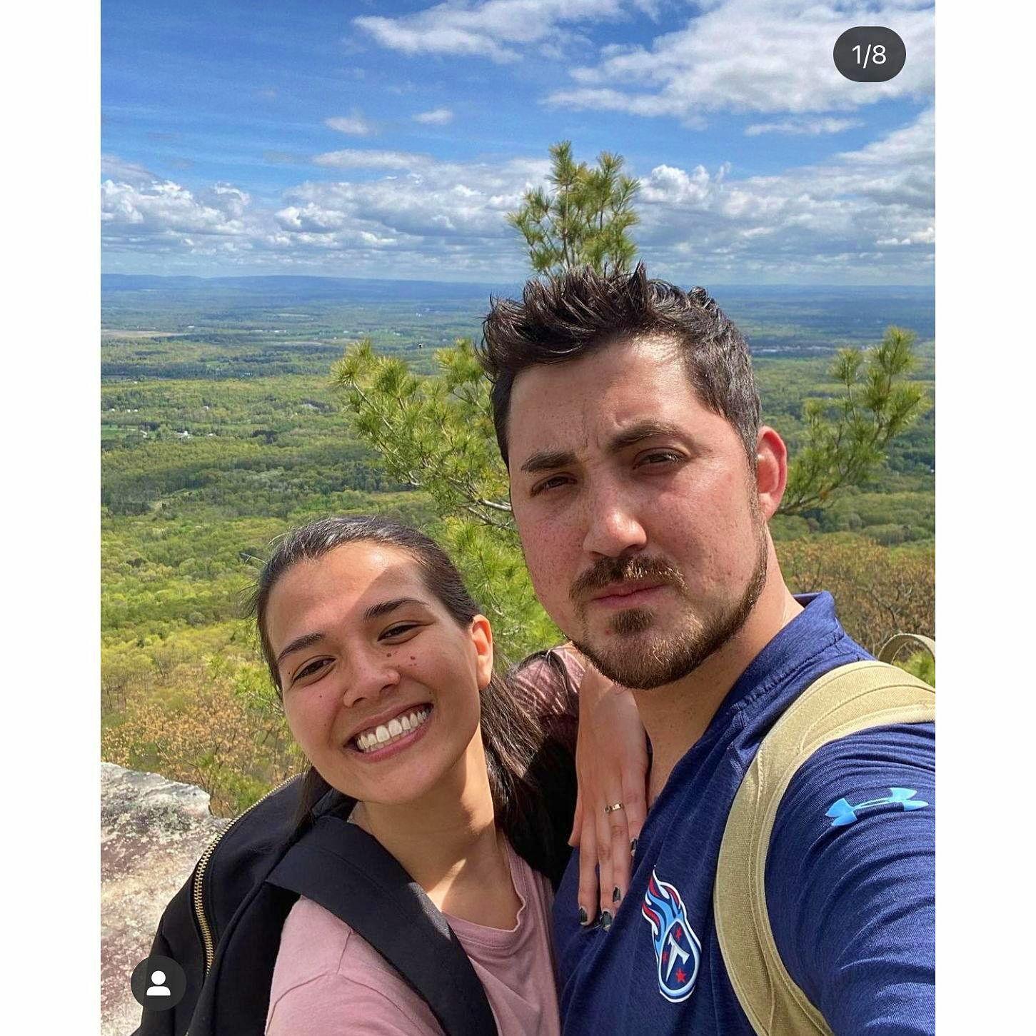 Our engagement! 
Matt proposed as a surprise on a hike in upstate NY | April 2022