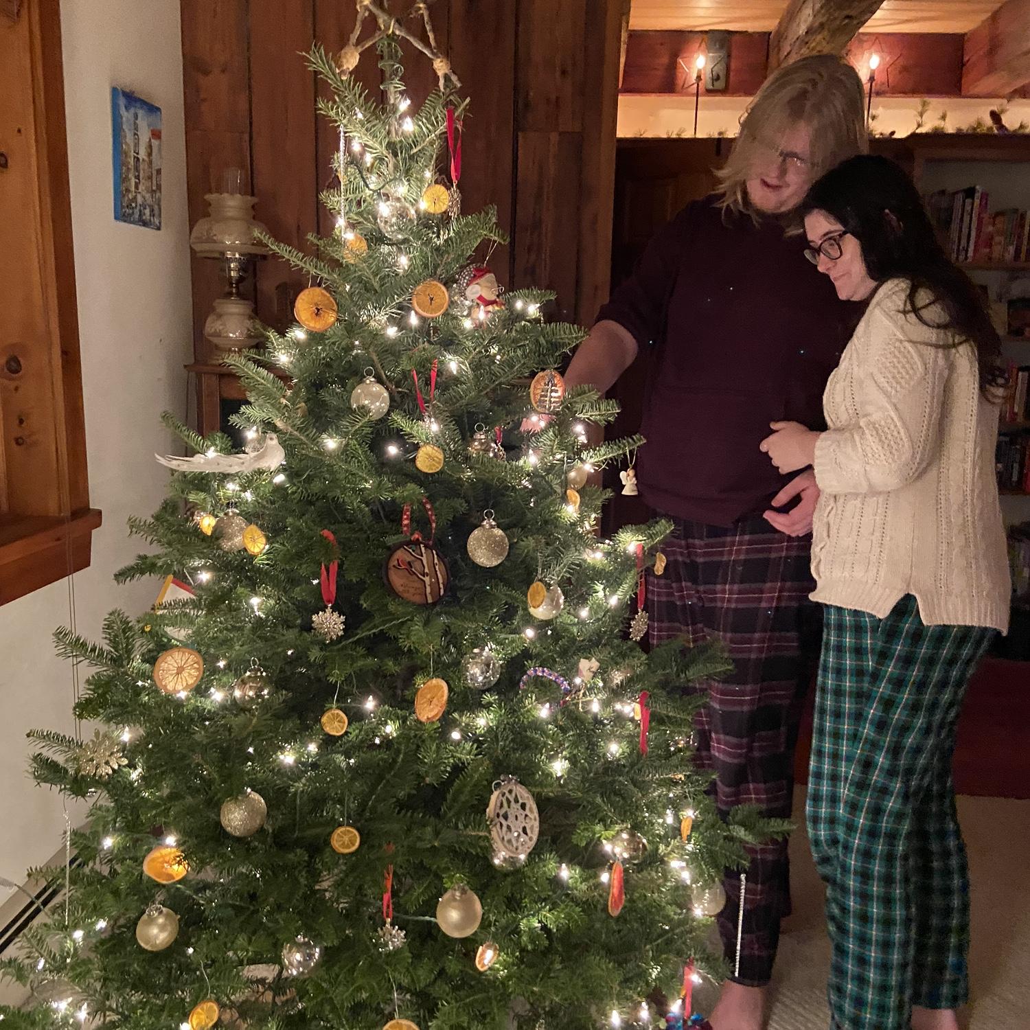 Decorating our Christmas tree for Christmas 2023.
(December 2023)