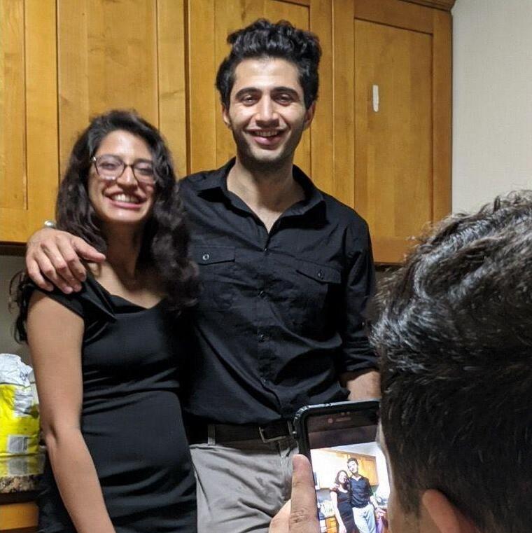 Celebrating Prakalya's birthday first time together