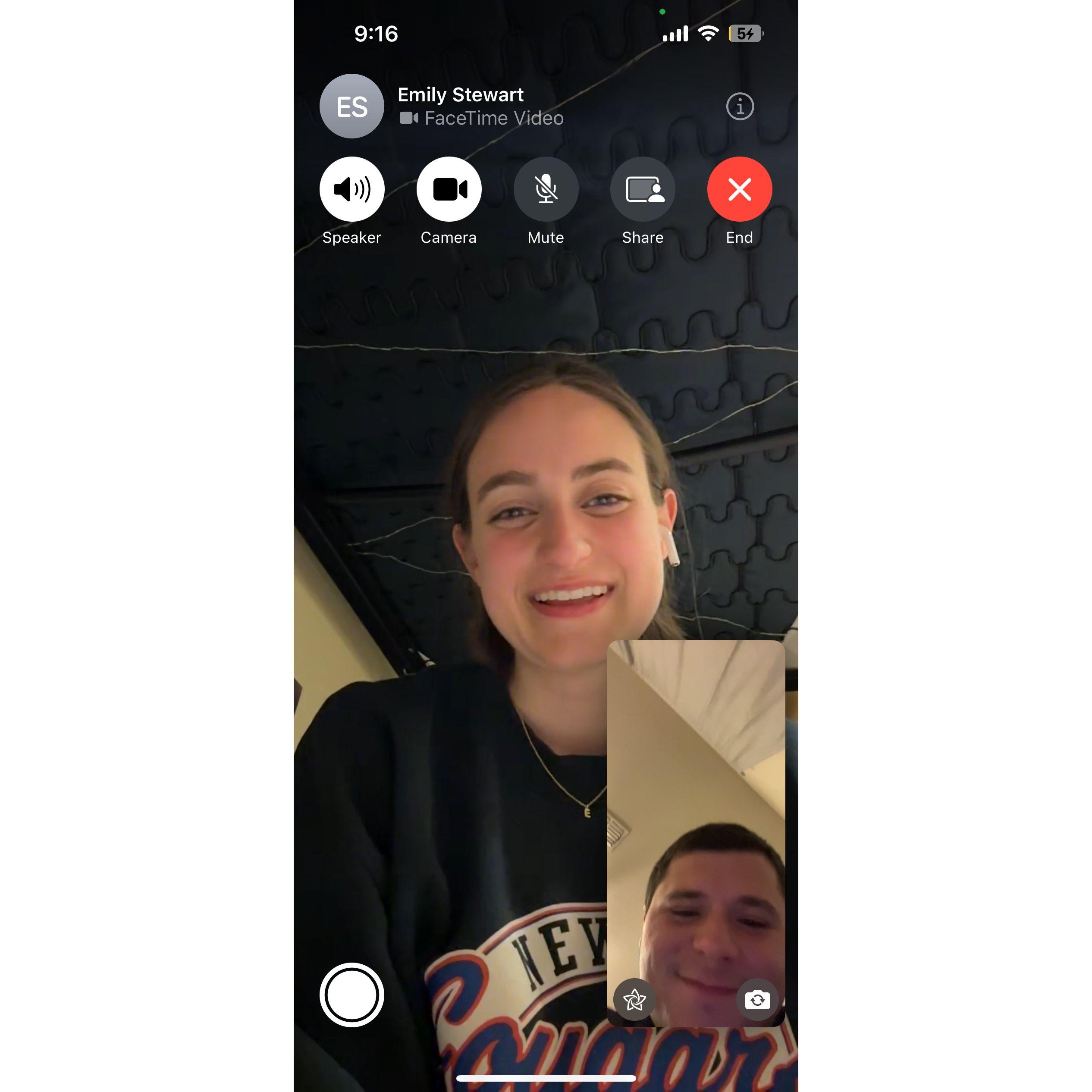 FaceTime has been our primary form of communication for a while...