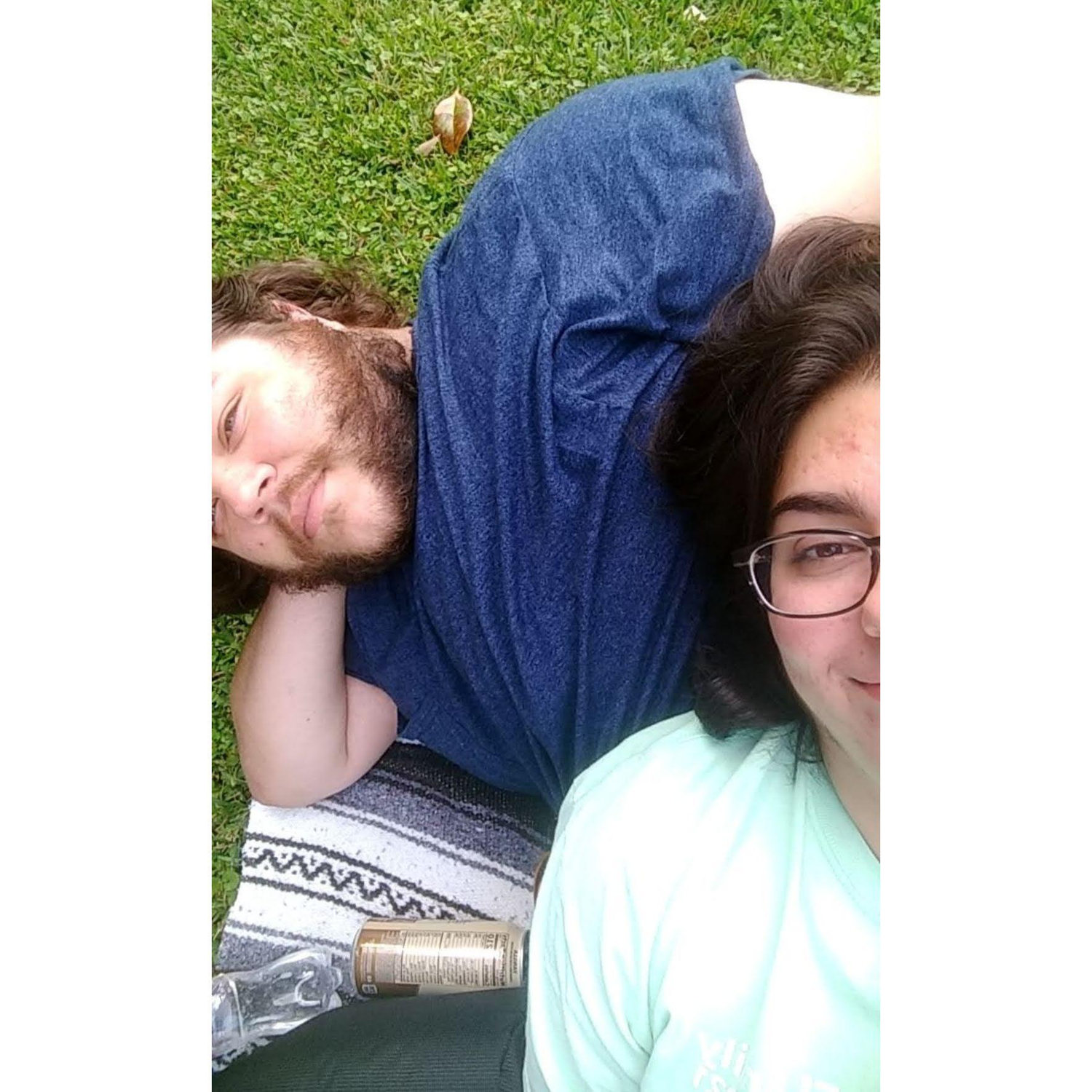 Us spending time at our favorite place on campus, Sweatheart Circle