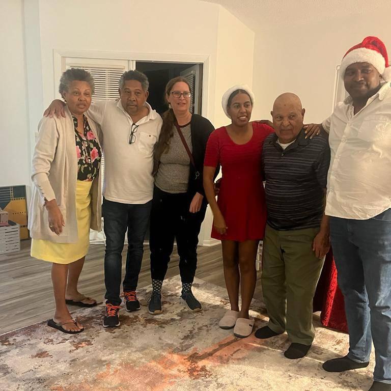 With Gary’s family Christmas Day 2023!