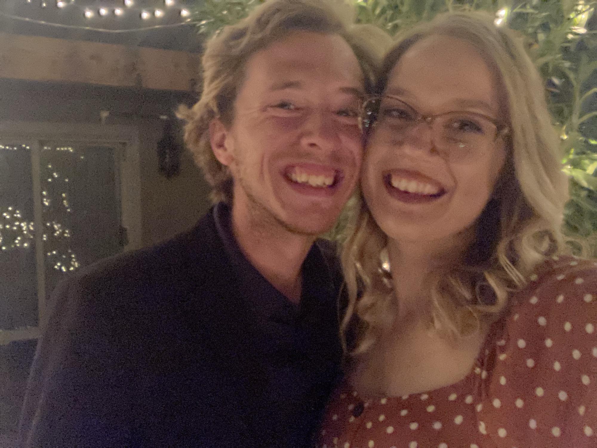 Our last Garden Party together (even though we technically crashed it), September 2021, two days before Ben proposed