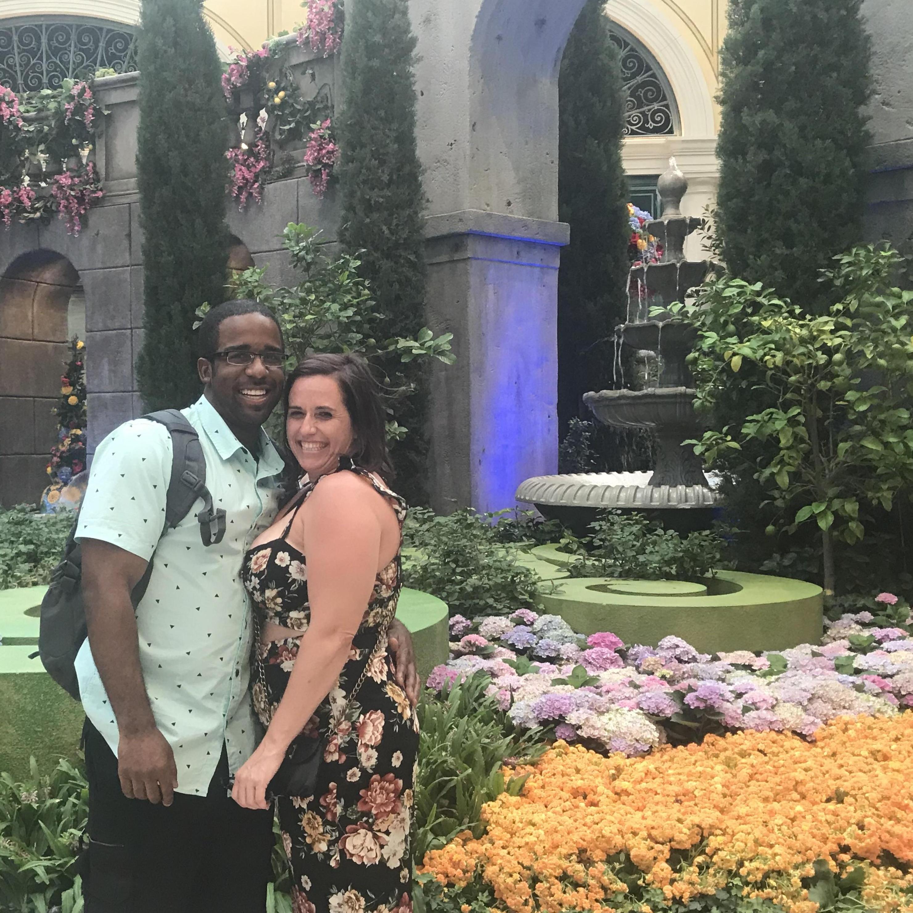 Our first trip together, to Vegas