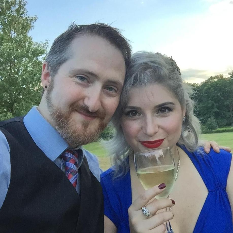 At Jenn and Nhan's wedding...We clean up ok.
