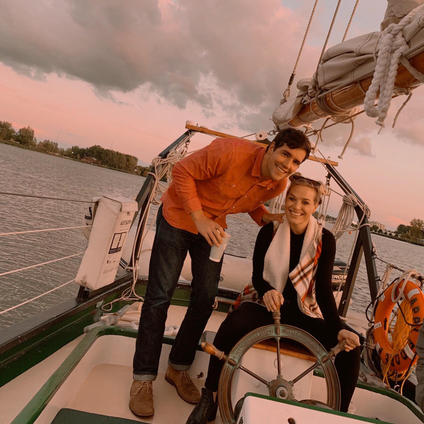 Sailing in Bay City, Michigan