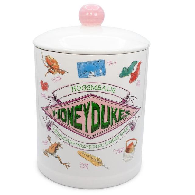 Silver Buffalo Harry Potter Honeydukes Sweets Ceramic Cookie Storage Jar | 10 Inches Tall