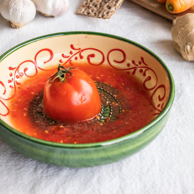 Handmade Ceramic Grater Plate: Alhambra Design, Spanish Kitchenware