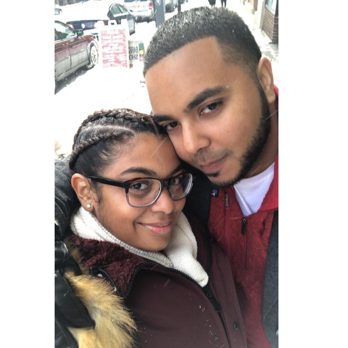 One of my Vanessa's many trips to Ithaca, NY to see Cameron. January 2018.