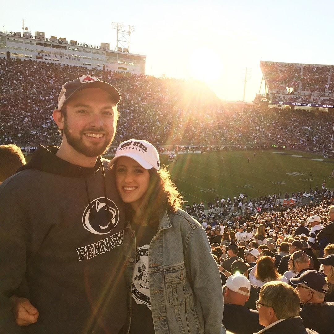Nate's first PSU football game