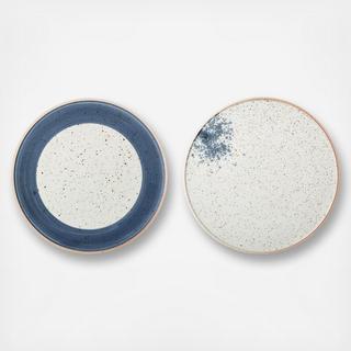 Stoneware 2-Piece Platter Set