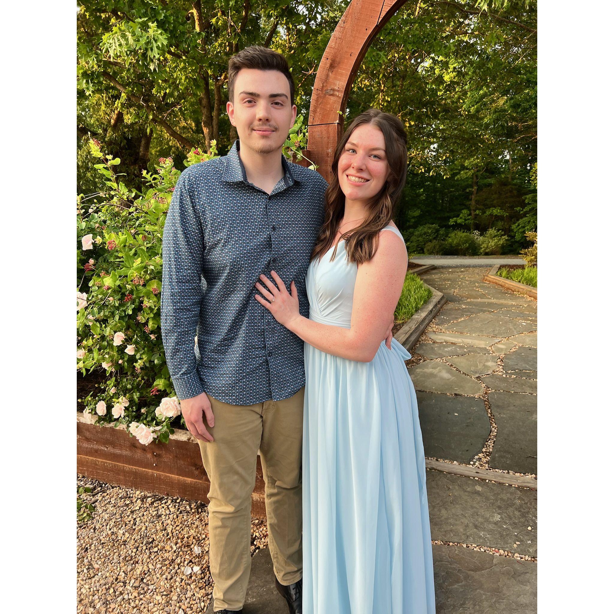 Attending our first wedding together and now we are having our own!