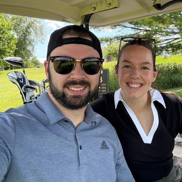Round of golf on our honeymoon! (credit card fees)
