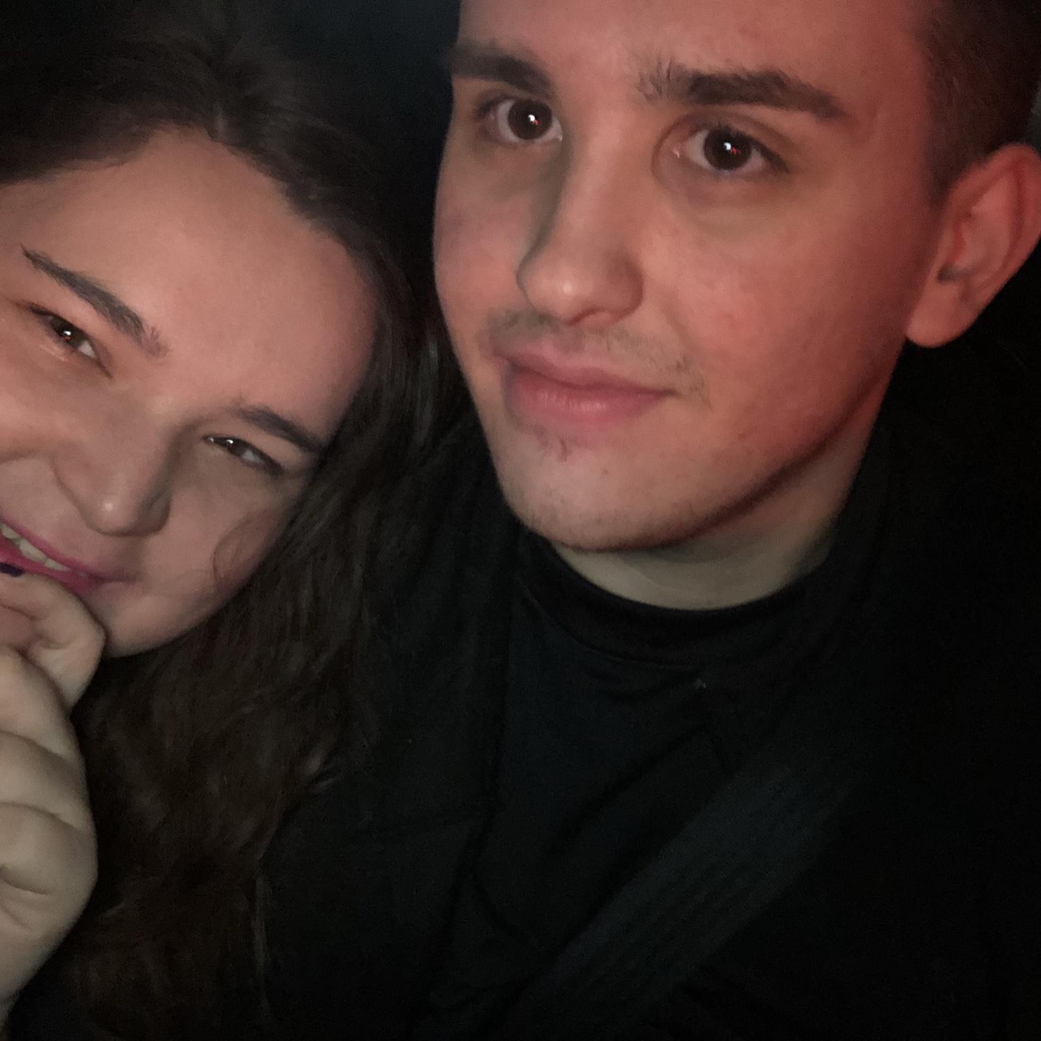 Our first photo taken the day we started dating 12/20/2020