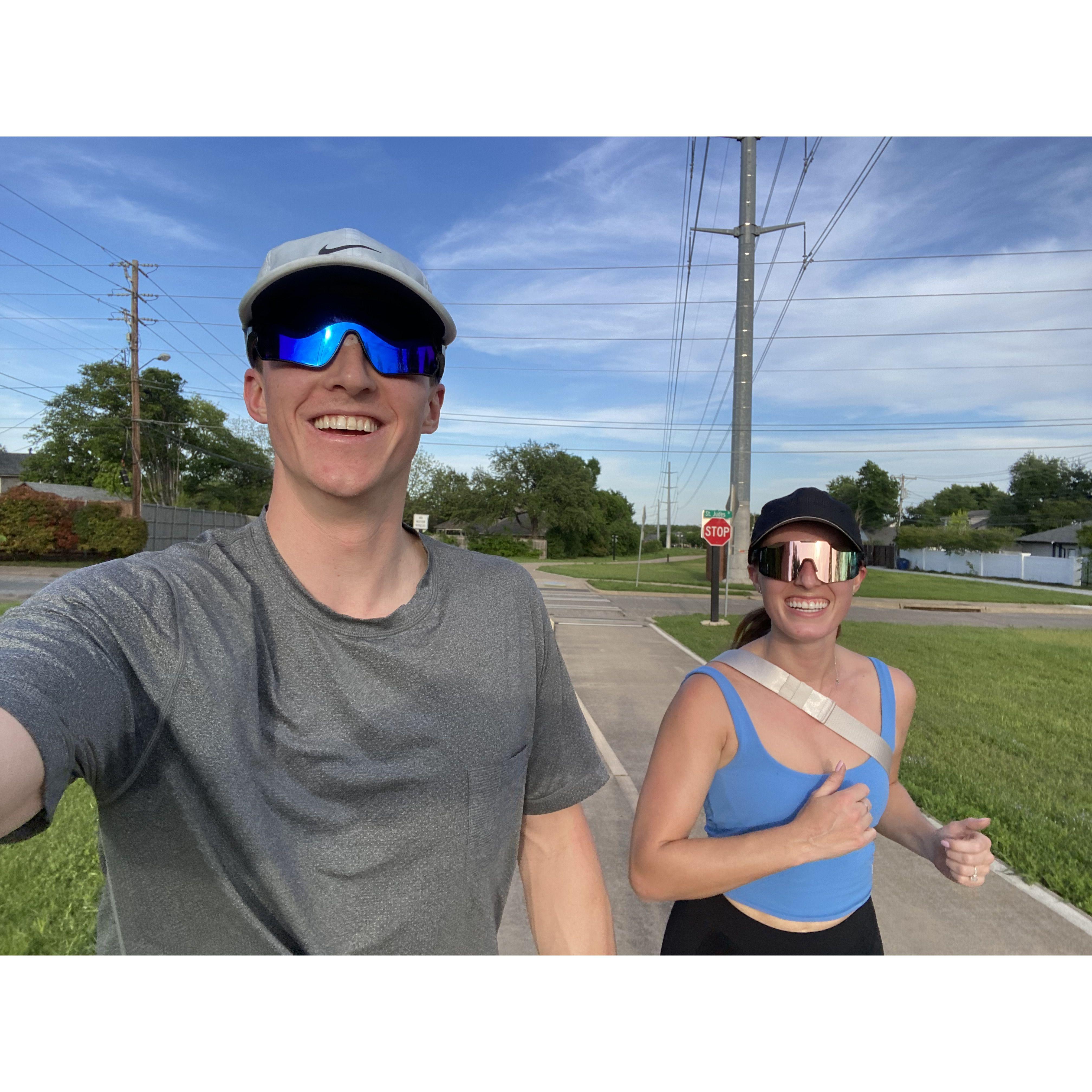 DIY Olympic triathlon after ours got cancelled!