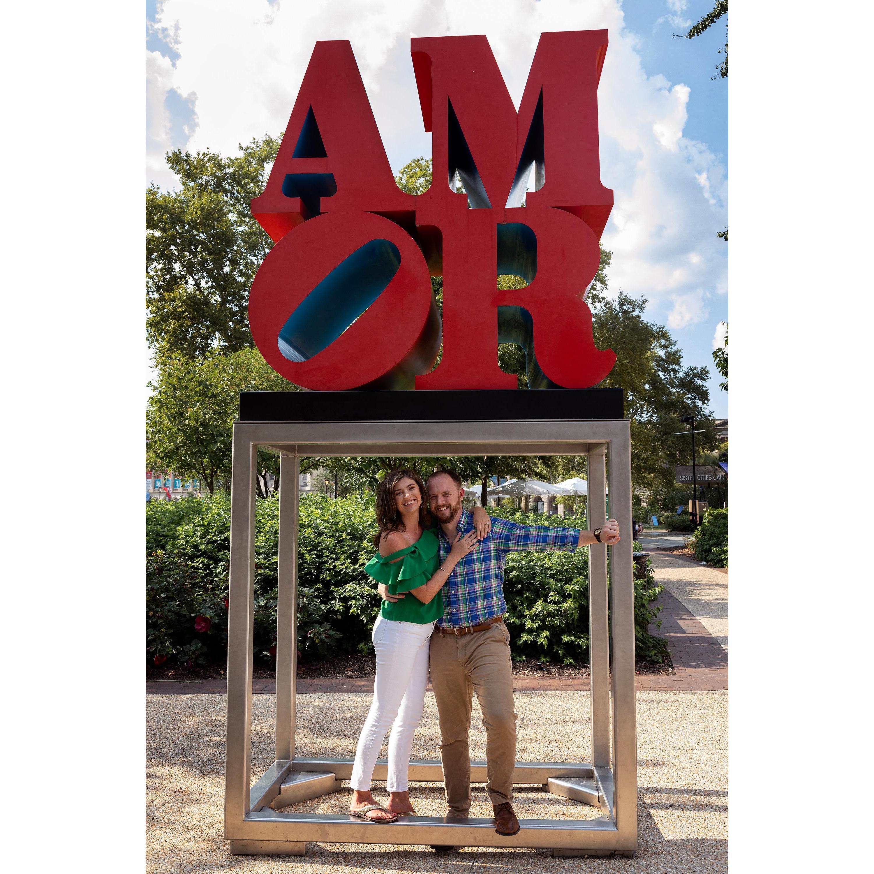 The Love Sign was too tourist-y for us!