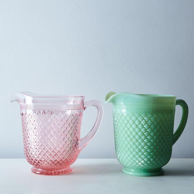 Hobnail Glass Pitcher