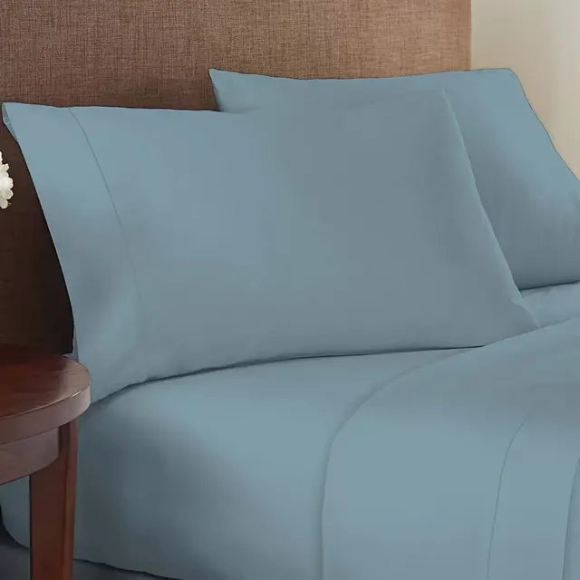 Therapedic™ 500-Thread-Count Tencel® King Sheet Set in Stone Blue