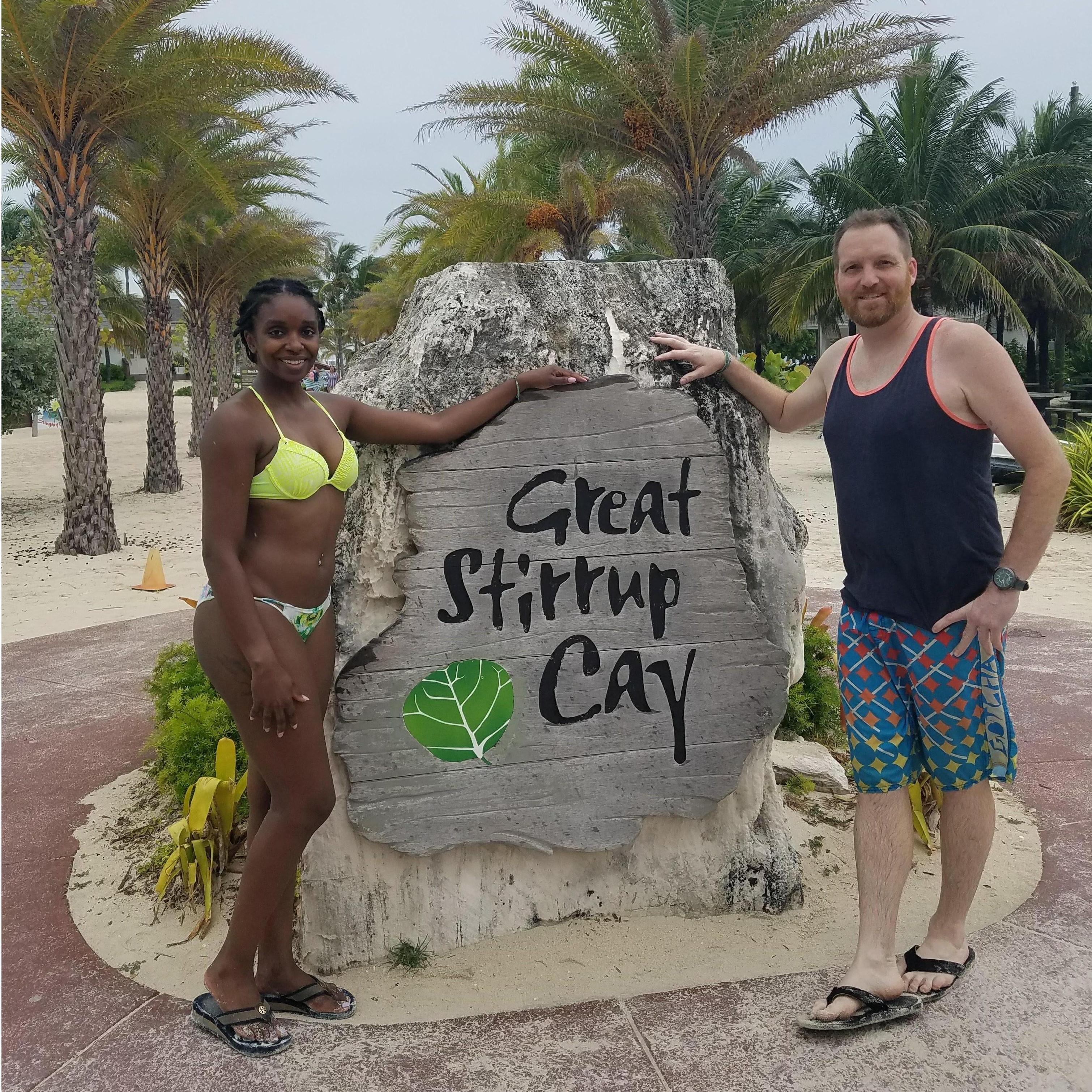 Bahamas!
Spent 75% of the day playing volleyball, 20% hiding from the rain and 5% in the water.