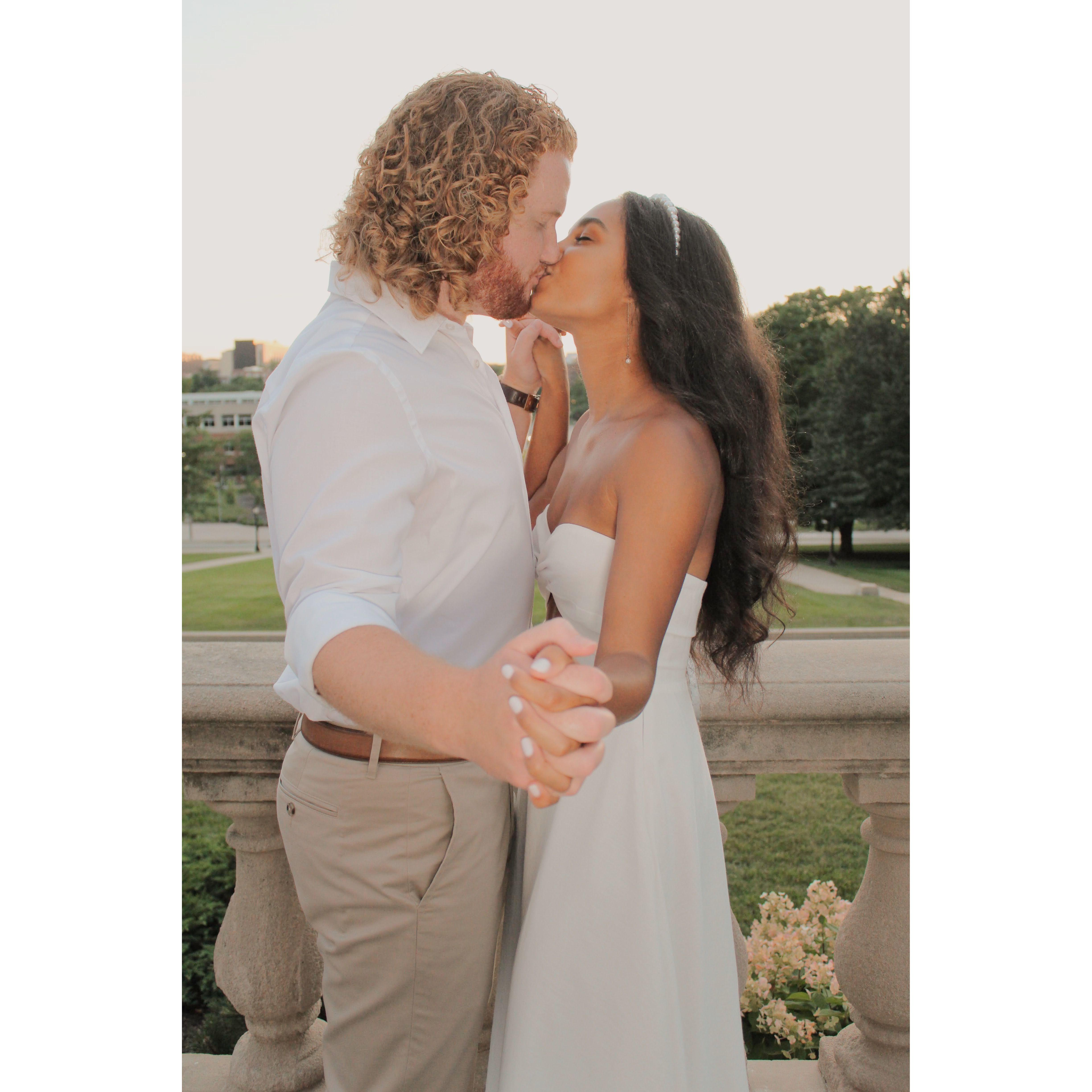 Our first summer engaged:)