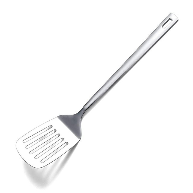 Stainless Steel Spatulas, Berglander Slotted Turner, Metal Spatulas Turner For Cooking, Kitchen Spatulas For Nonstick Cookware, Barbecue Spatulas, Dishwasher Safe, Easy to Clean