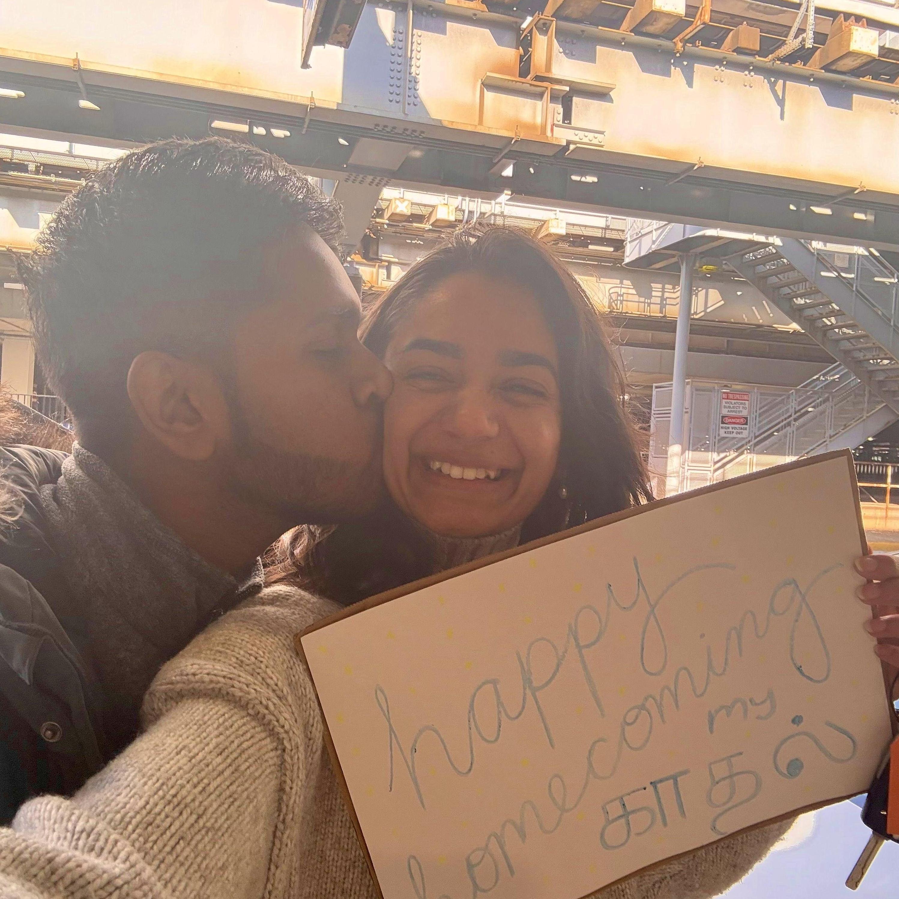 Reunited after 2 months apart <3