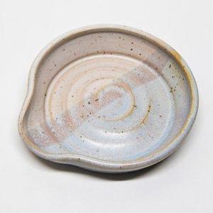 Ceramic Spoon Rest, Pottery Spoon Rest, Hand Thrown Pottery Spoon Rest, Wheel Thrown Pottery, Rustic Pottery Spoon Rest