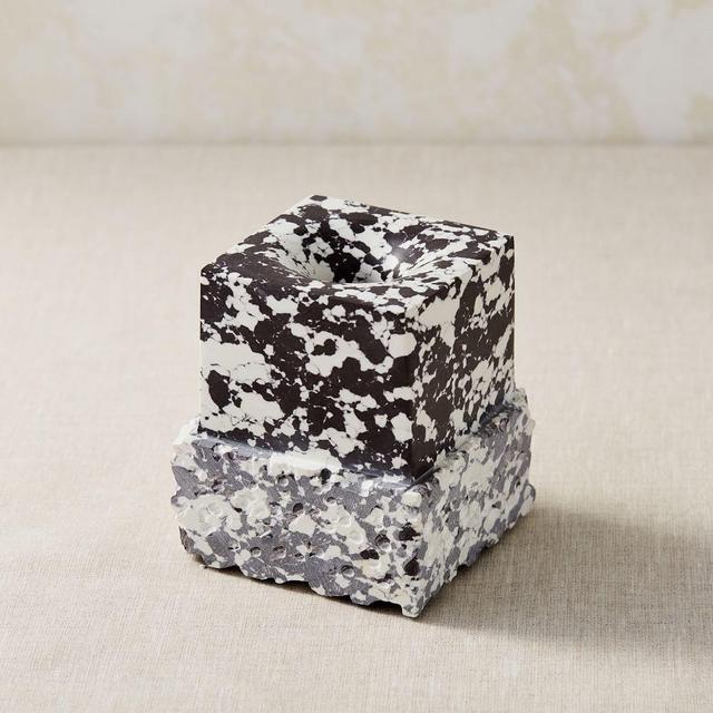 Chen + Kai Engineered Stone Candlelight Holder, Square