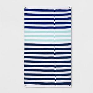 Hunter for Target Striped Beach Towel - Blue