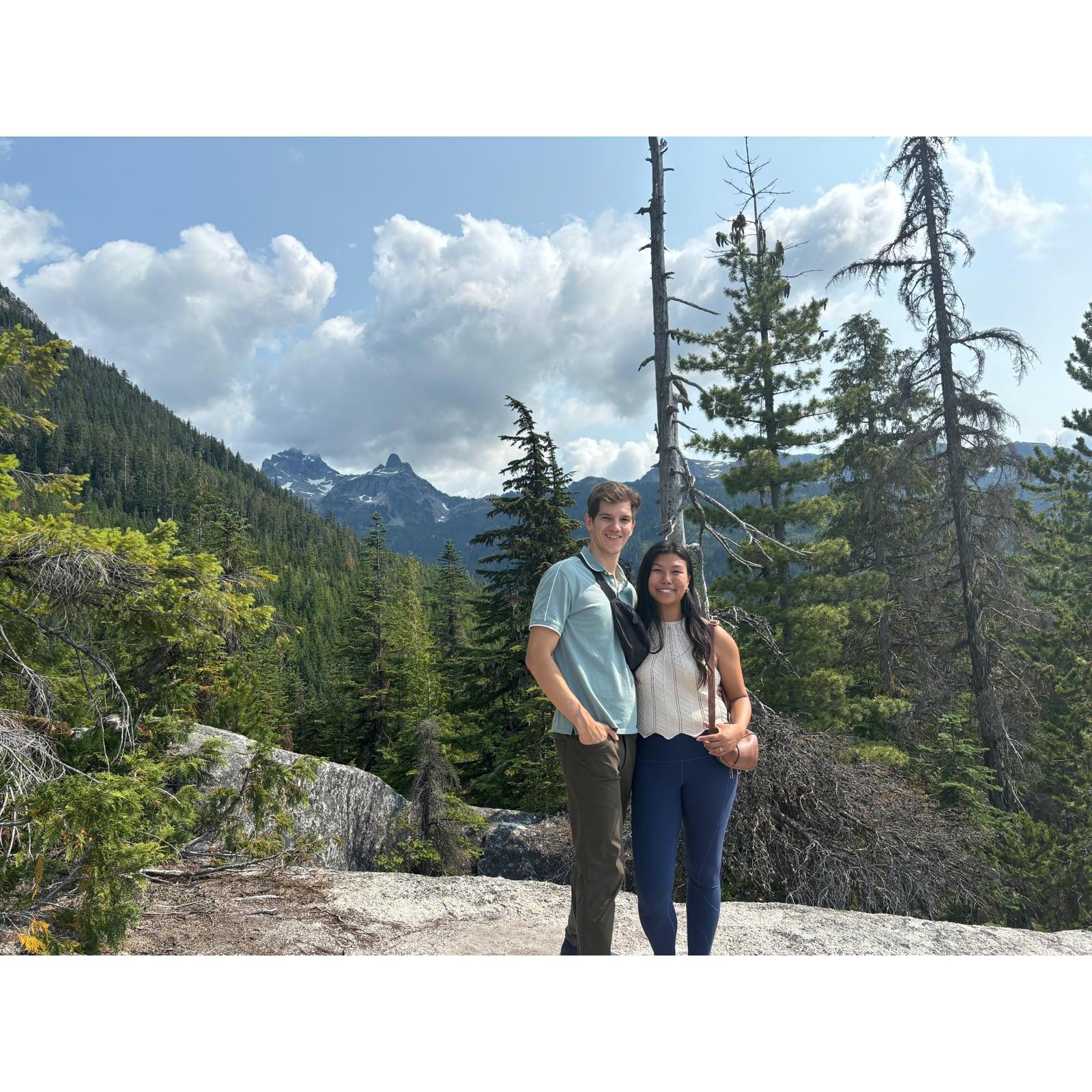 Summer hiking in Squamish