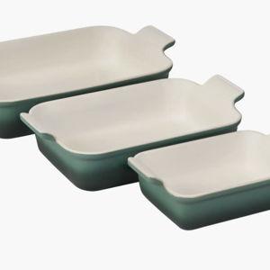 Le Creuset The Heritage Set of 3 Rectangular Baking Dishes | Nordstrom