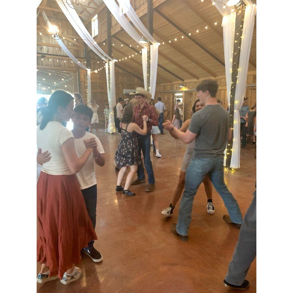 Our first official date - Country dancing at the Big White Barn